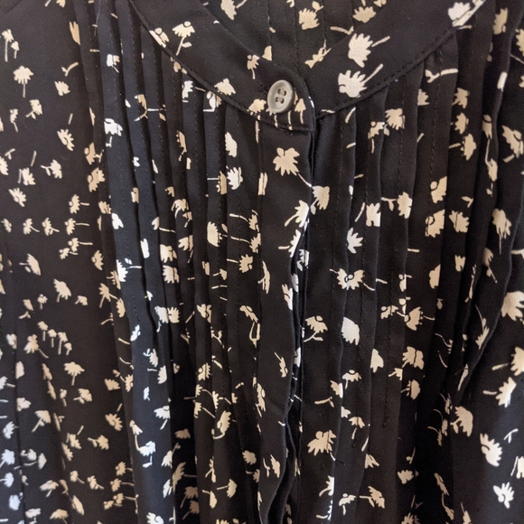 J.Crew Floral Wrist Tie Blouse - Picture 7 of 7